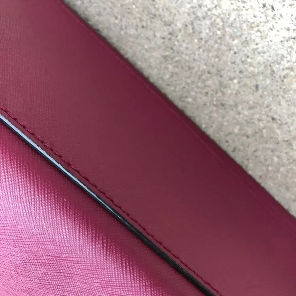 KATE SPADE New York Wesley Place Suede Laurel Purse Crossbody Hand Bag Purple​​​
